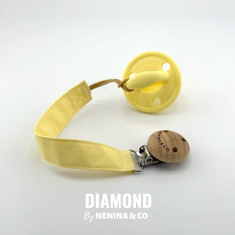 
                  
                    Chupetero Pack x 2 DIAMOND Amarillo + Vichy By Nenina & Co
                  
                