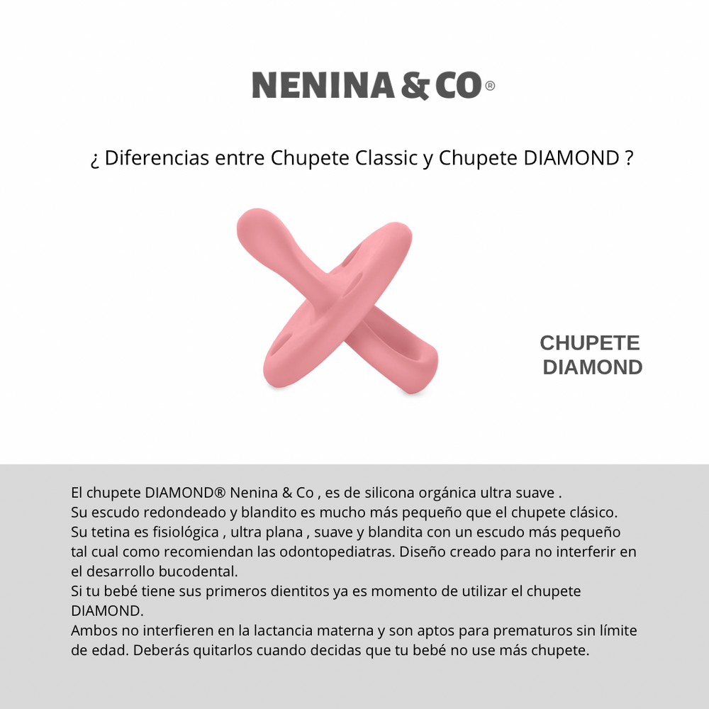 
                  
                    Chupete DIAMOND By Nenina & Co Azul y Amarillo
                  
                