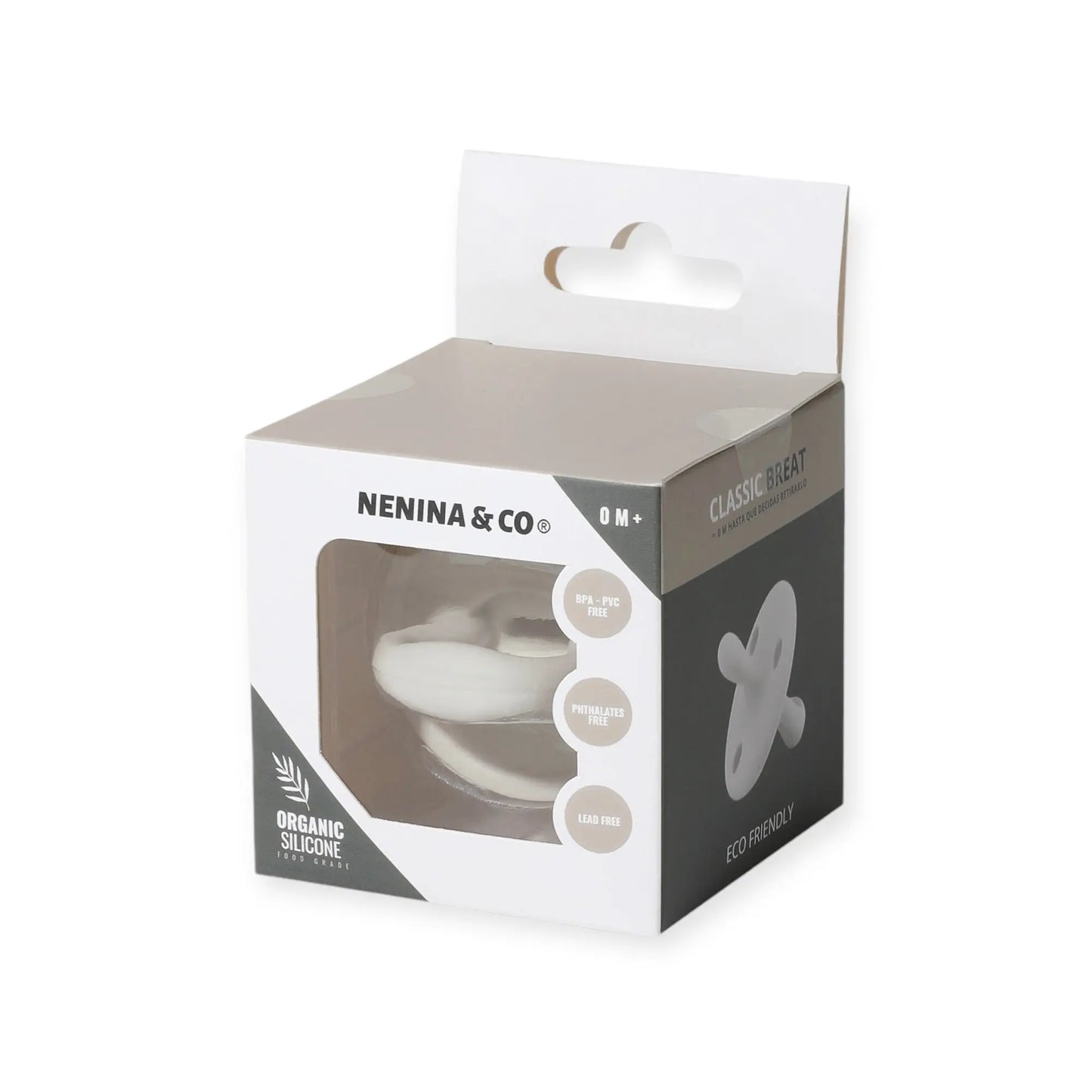 KIT NACIMIENTO Portadocumento + Guardachupete + Neceser + Cambiador + Bolso maternal + Chupete Classic Breat Nenina & Co 