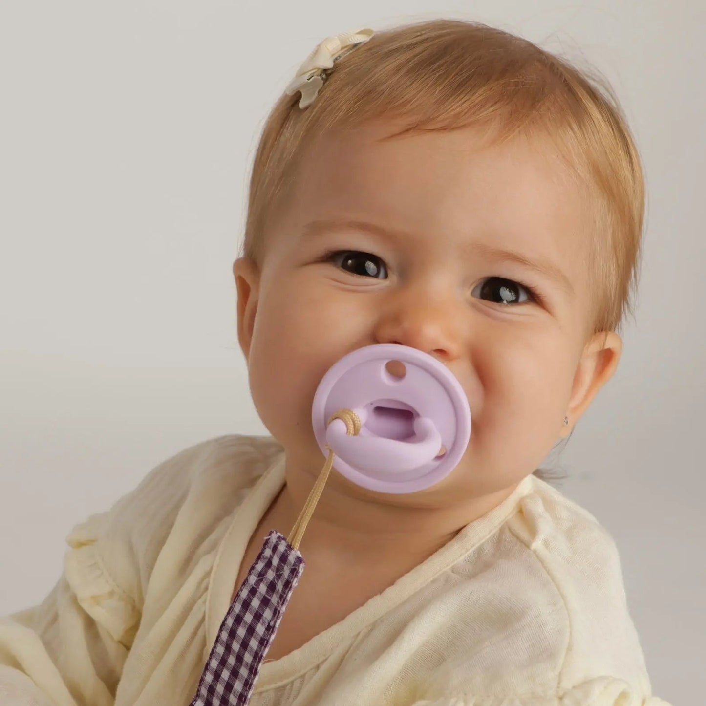 Kit 1 Chupete + 2 Chupeteros + 1 Guardachupete DIAMOND Nenina & Co Lila 