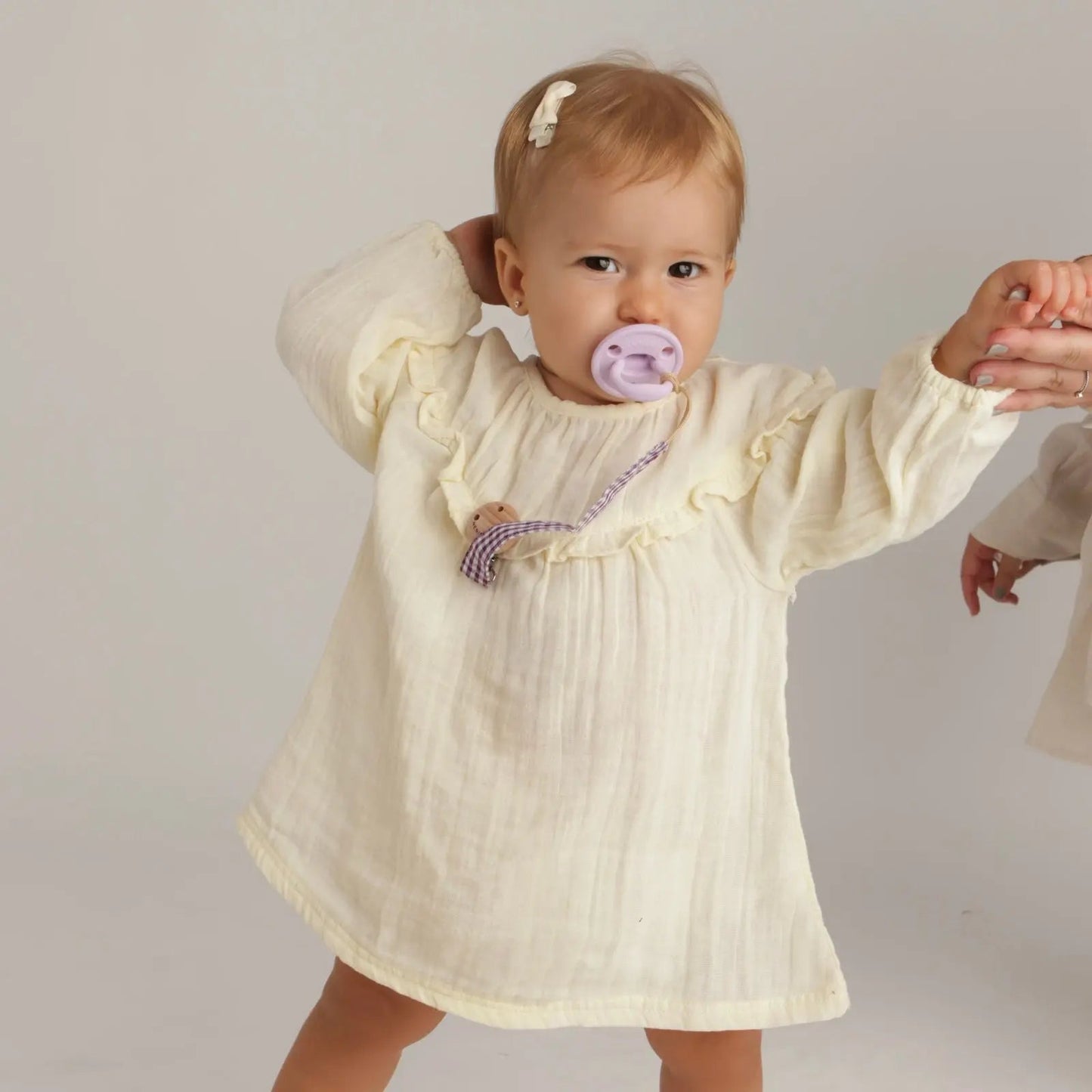 Kit 1 Chupete + 2 Chupeteros + 1 Guardachupete DIAMOND Nenina & Co Lila 