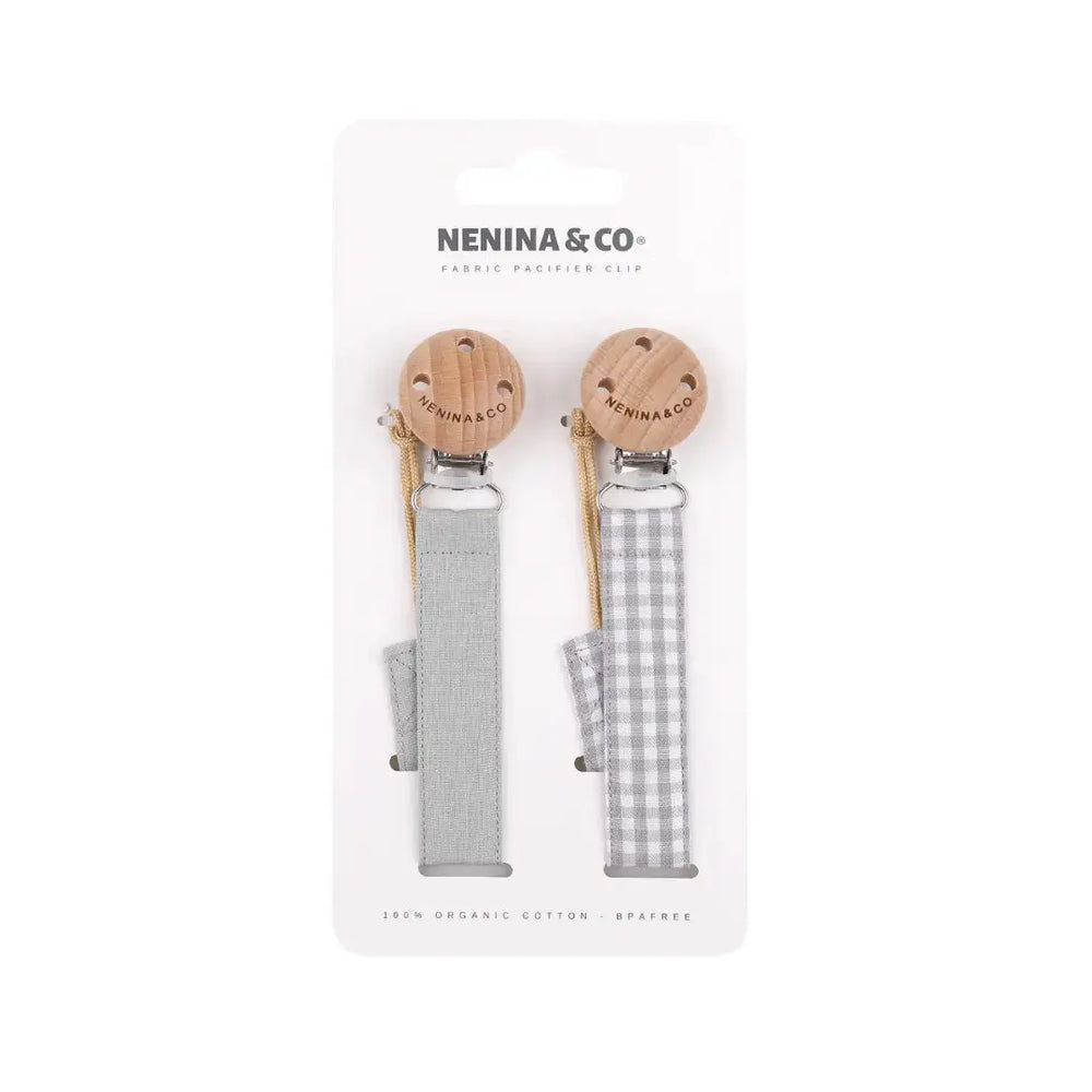 
                  
                    Kit 1 Guardachupete + 2 Chupeteros + 2 Chupetes Gris y Mint  DIAMOND Nenina & Co 
                  
                