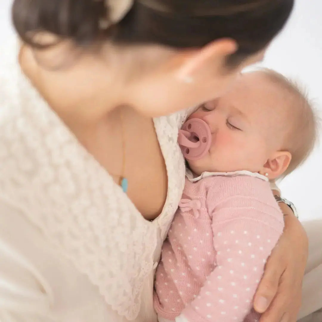 Kit 2 Chupetes CLÁSICOS Rosa Pálido y Rosa Nenina & Co 