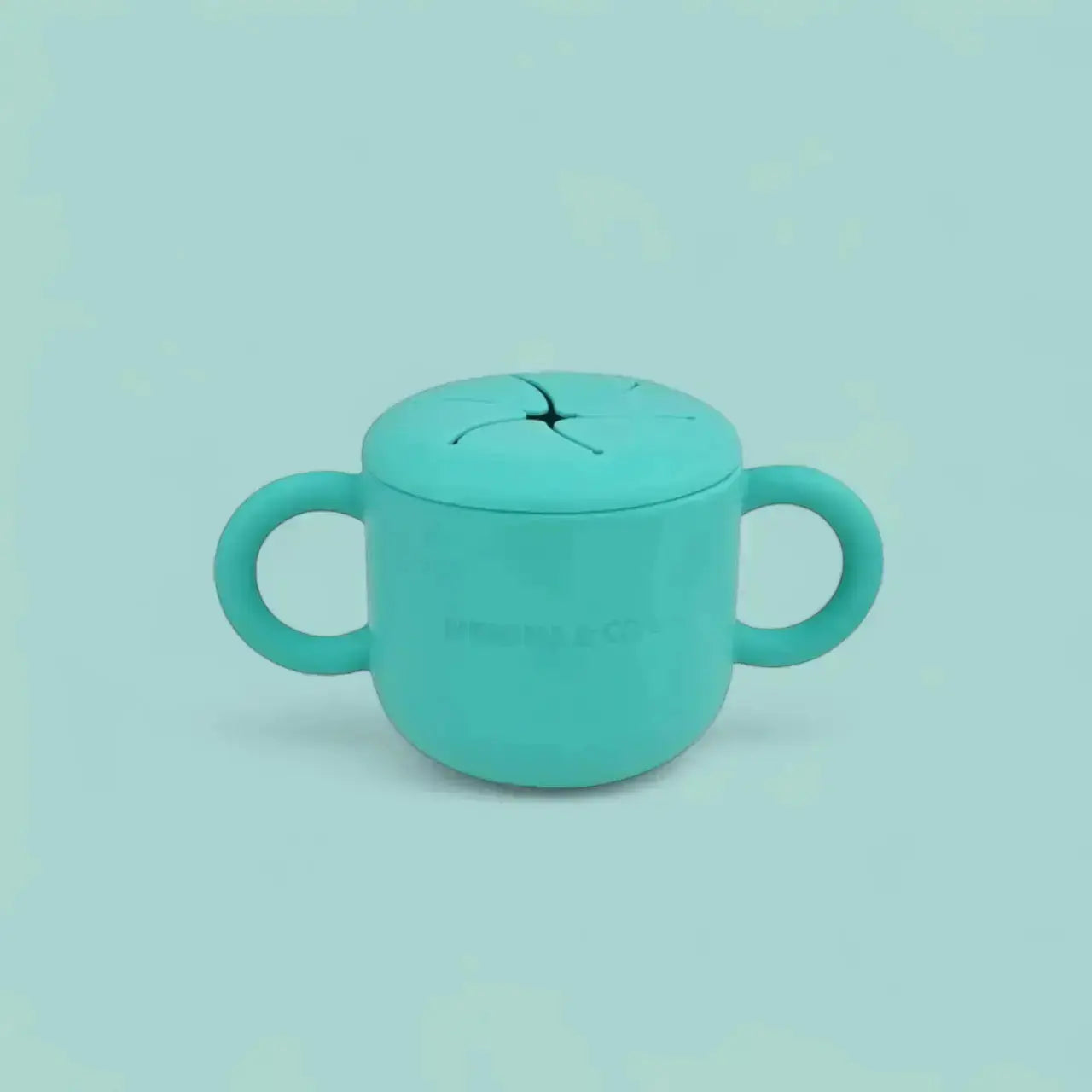 Vajilla BLW Mint 9 Piezas de Silicona orgánica con ventosas Nenina & Co 