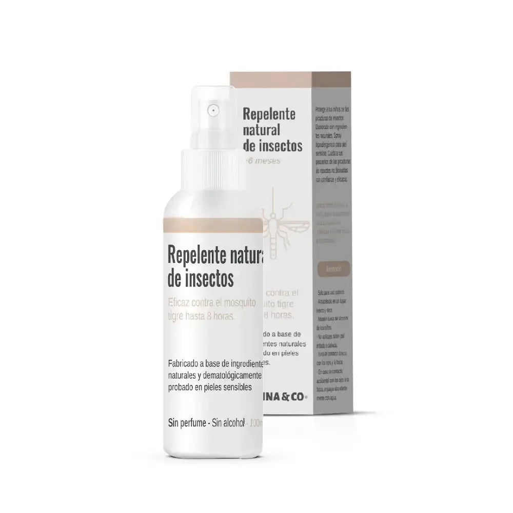 
                  
                    Neceser + Spray Repelente Natural de insectos de Citronela, Eucalyptus, Alcanfor, Aceites de limón 100 ml Nenina & Co 
                  
                