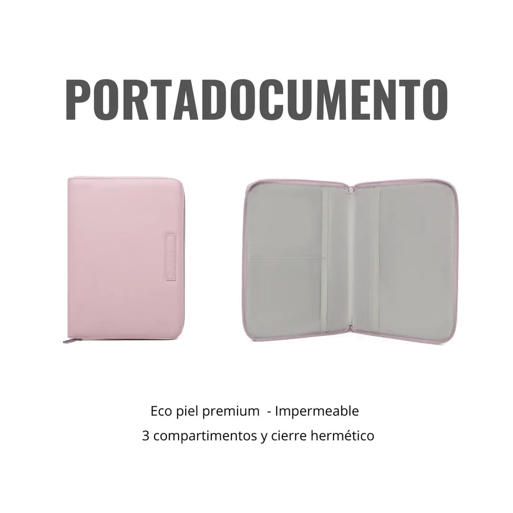 
                  
                    Kit Nacimiento - Bolso Maternal + Cambiador + Neceser + Portadocumento + Guardachupete Mirem By Nenina & Co 
                  
                