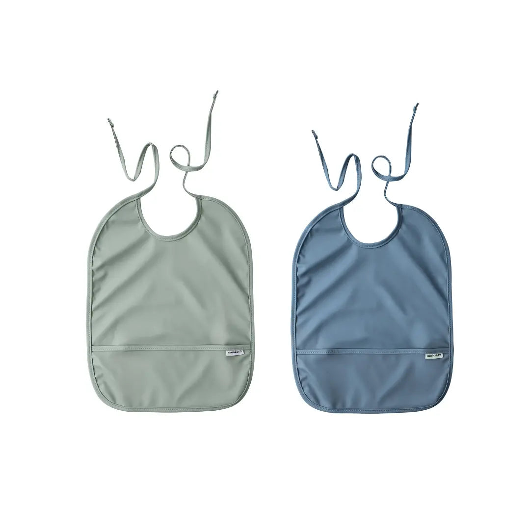 Pack 2 Baberos Mint + Shades Blue Nenina & Co 