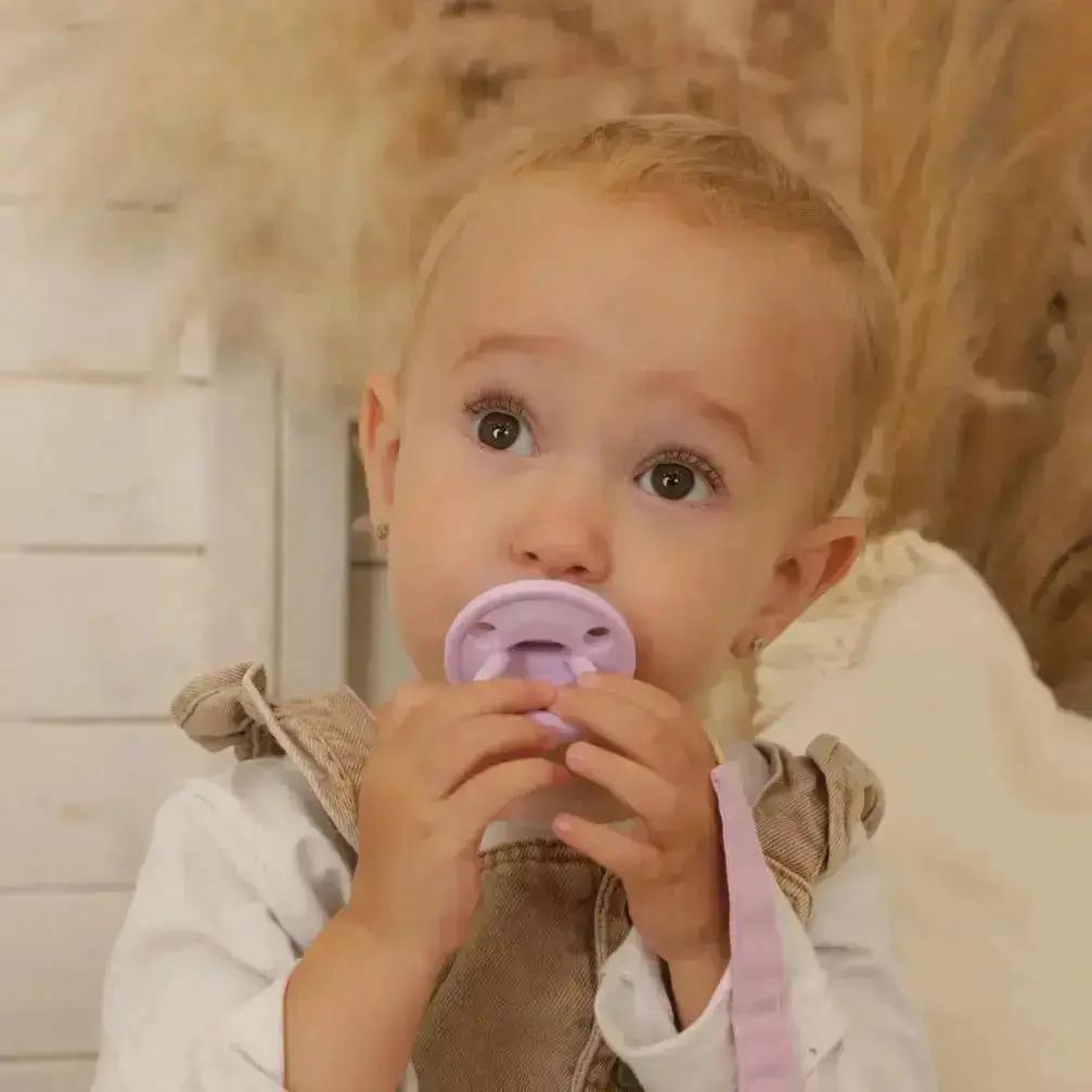 Chupete DIAMOND By Nenina & Co New Rojo, Rosa Pálido y Lila 