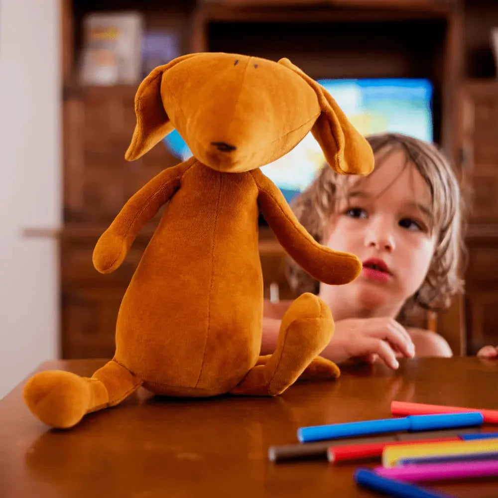 Peluche Scott El perro salchicha ADADA Paris x Nenina & Co - Grande 