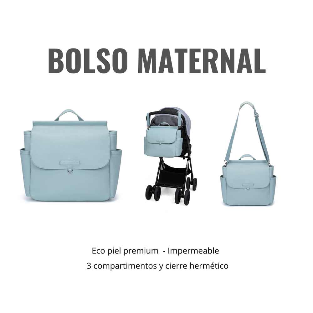 
                      
                        Kit Nacimiento - Bolso Maternal + Cambiador + Neceser + Portadocumento + Guardachupete Mirem By Nenina & Co
                      
                    