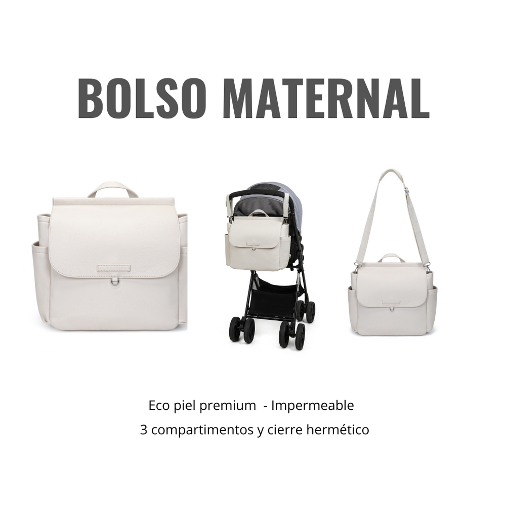 
                      
                        Kit Nacimiento - Bolso Maternal + Cambiador + Neceser + Portadocumento + Guardachupete Mirem By Nenina & Co
                      
                    