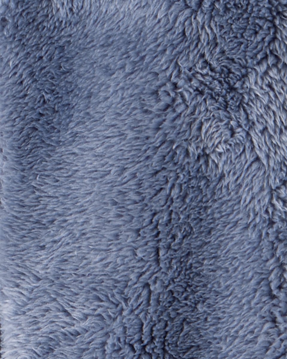 Astronauta abrigo para bebé con diseño azul liso con sherpa - Carter's