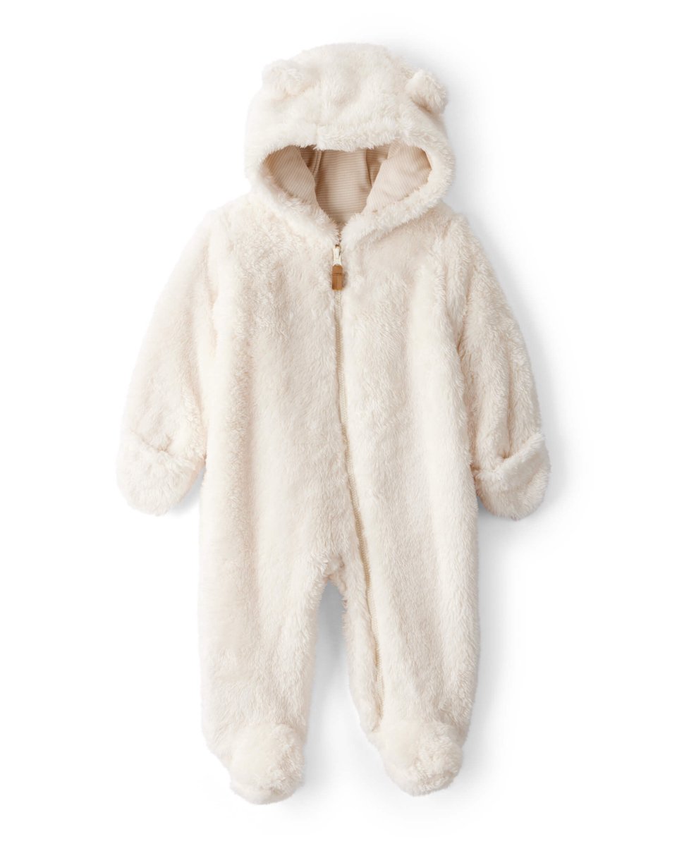 Astronauta abrigo para bebé con diseño liso con sherpa - Carter's