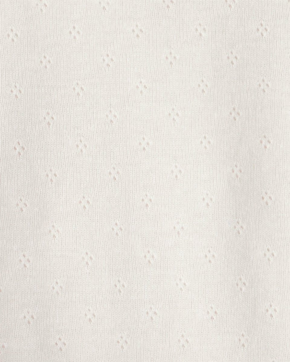 Conjunto 3 piezas chaleco morado con estampado floral y peluche para bebé niña - Carter's