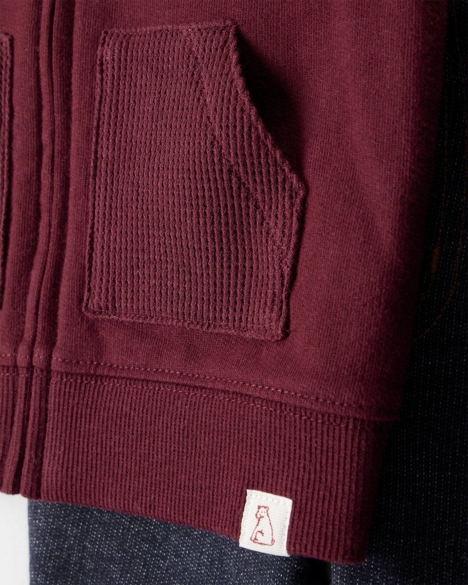 Conjunto 3 piezas chaleco rojo sólido estilo denim para bebé niño - Carter's