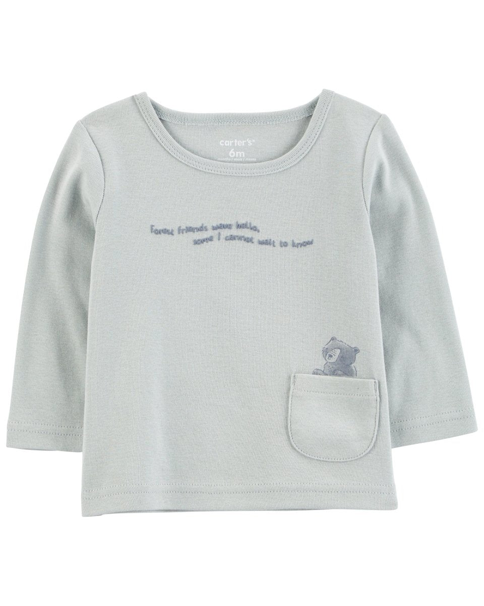 Conjunto 3 piezas de algodón, pantalón, camiseta y body, diseño osos - Carter´s España