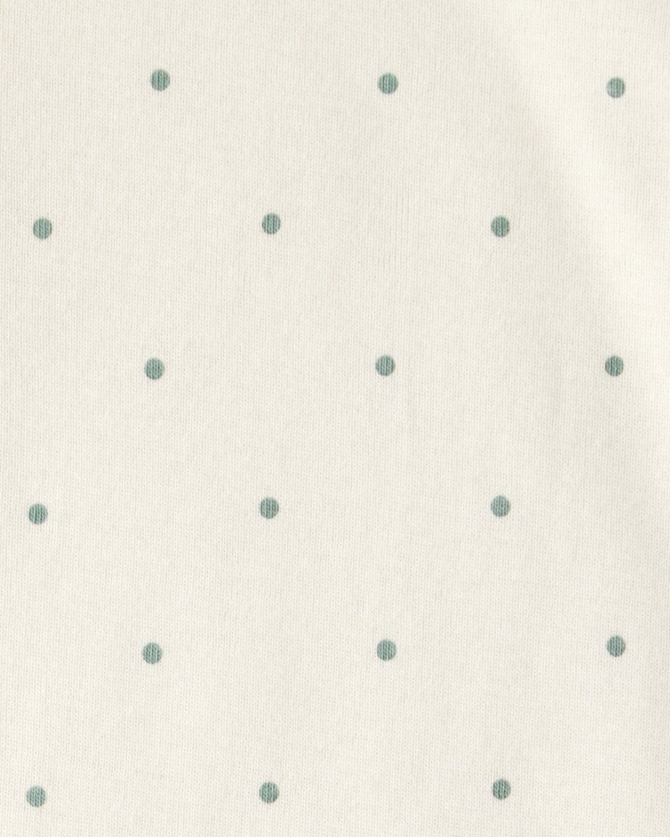 Conjunto 3 piezas de cárdigan verde menta con estampado floral para bebé niña - Carter's