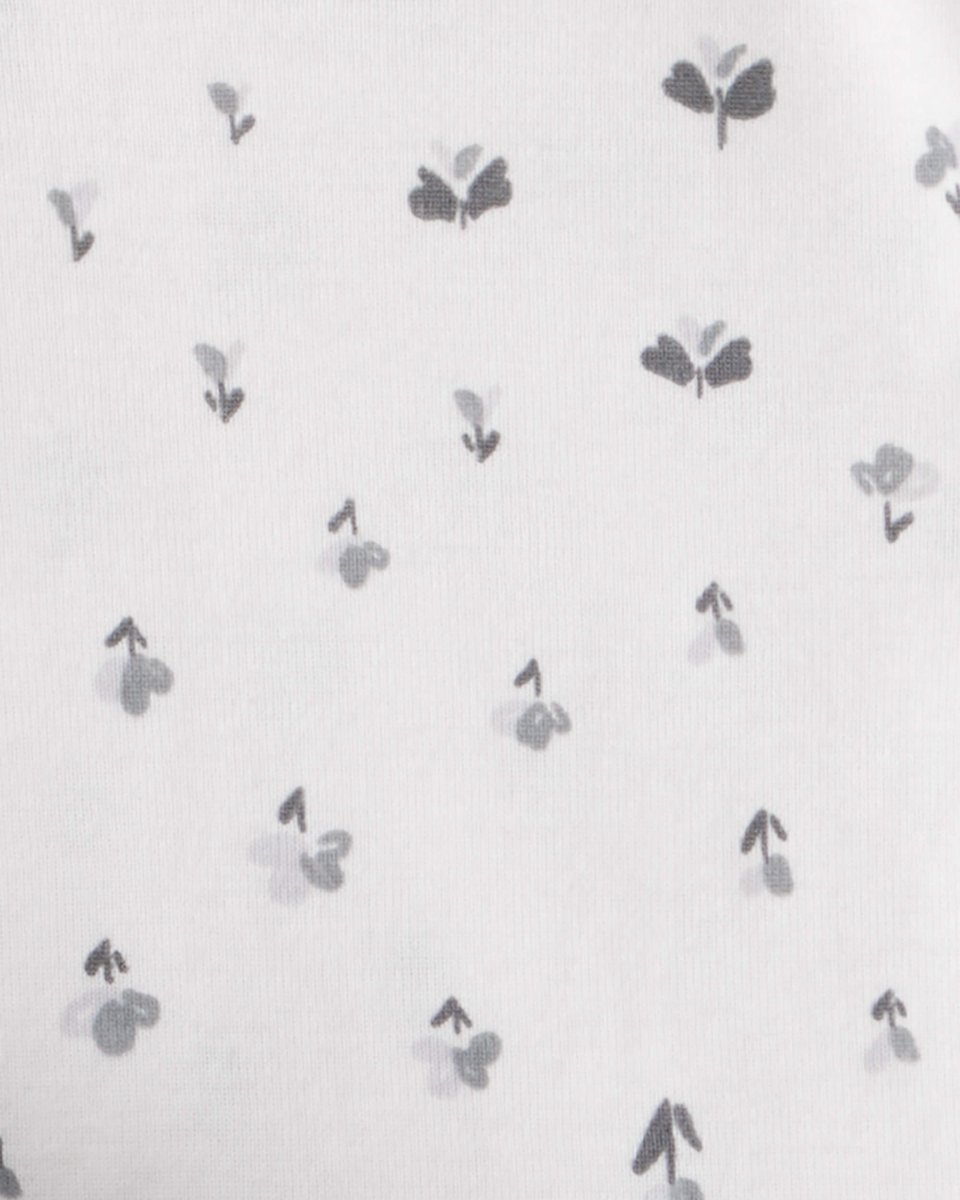 Conjunto tres piezas chaleco de borreguito, body y leggings gris - Carter's