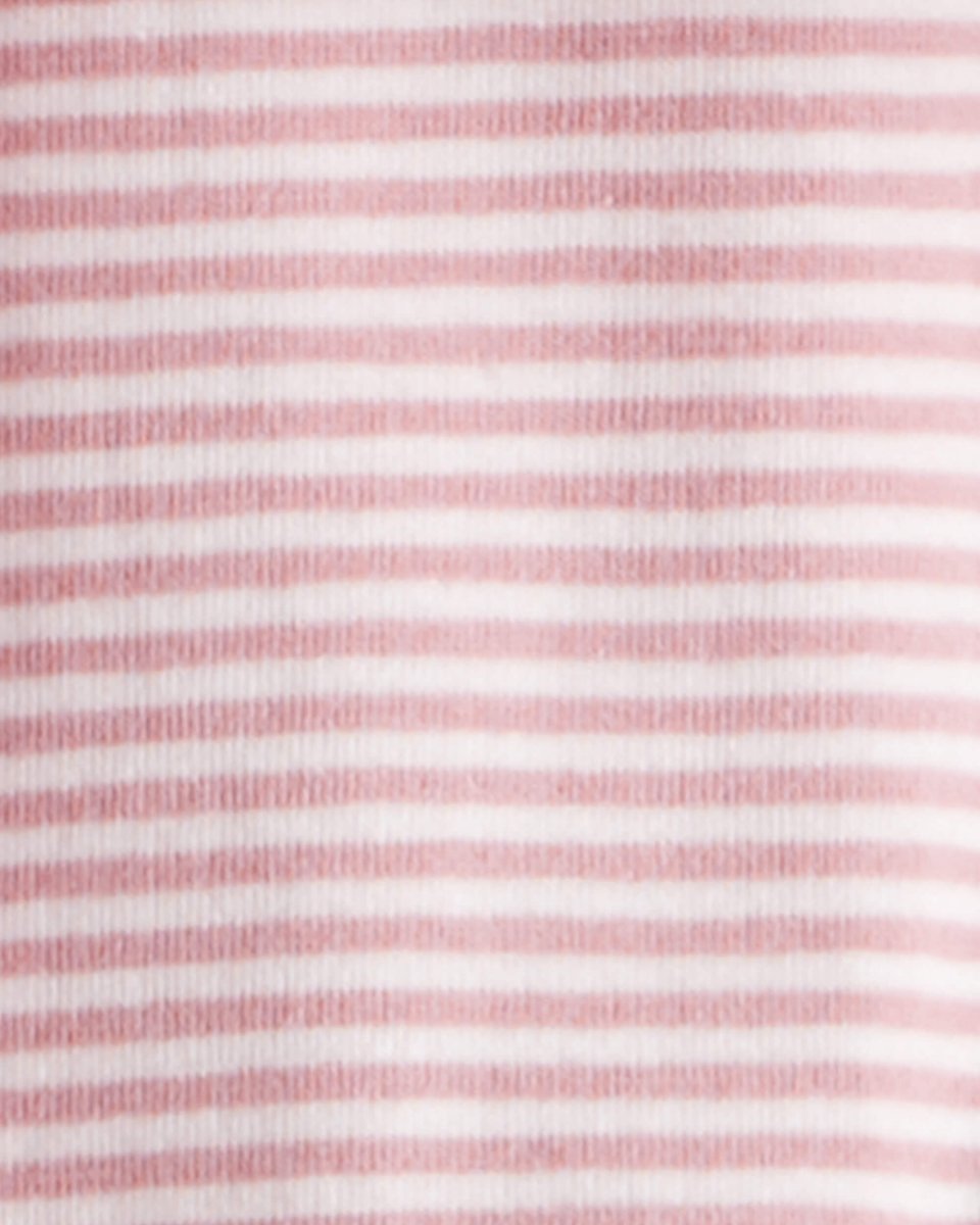 Conjunto tres piezas sudadera de borreguito con oso, body y leggings rosa - Carter's