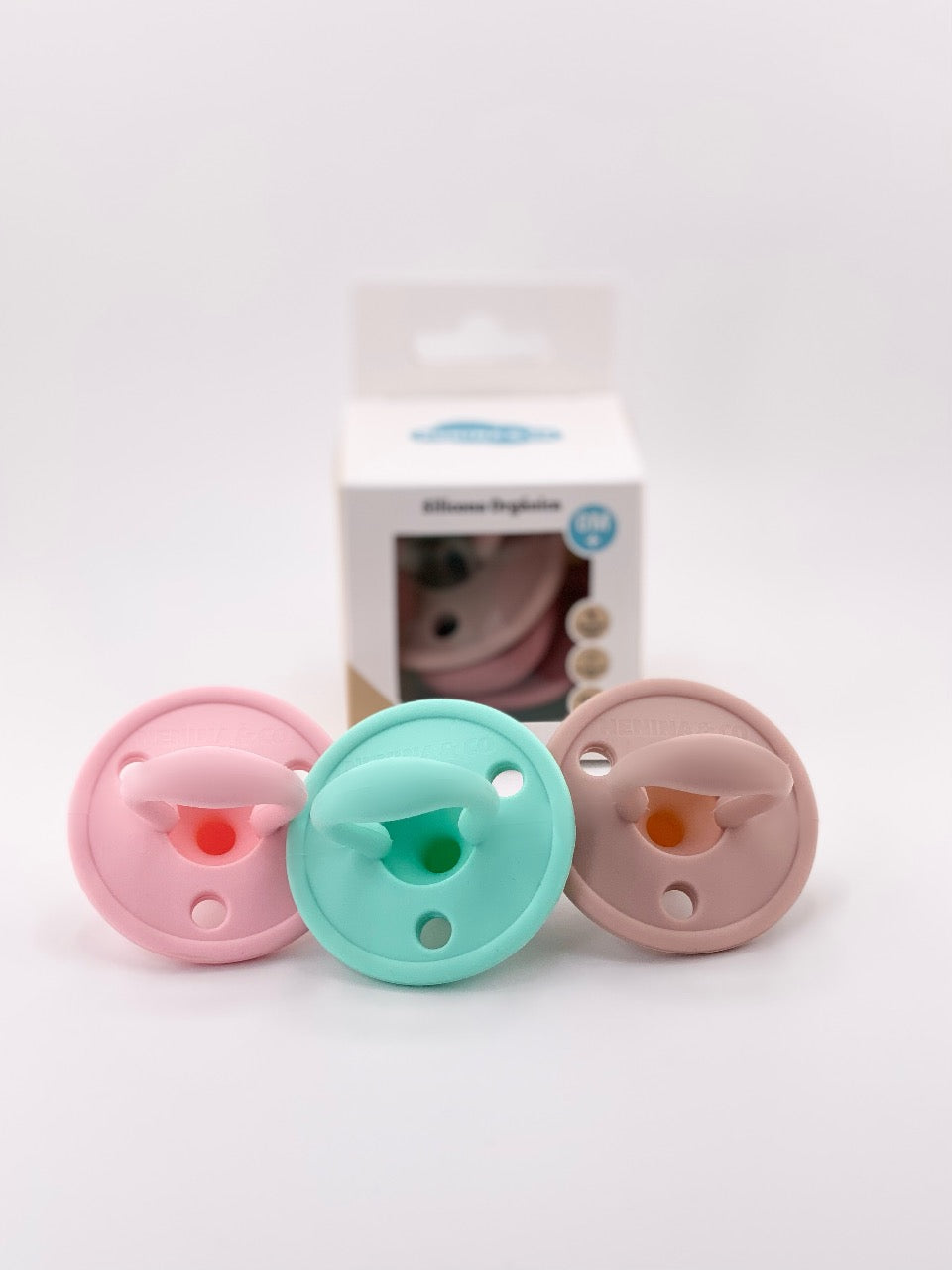 Kit 2 Pink and Powder Blue Pacifier Nenina & Co – Nenina & Co®️