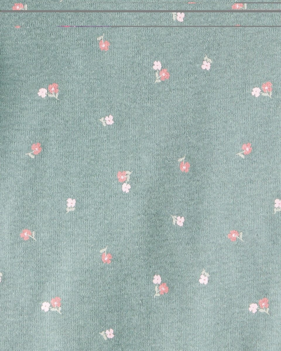 Pack 4 bodies de manga larga con estampados de búhos, rayas y flores para bebé niña - Carter's