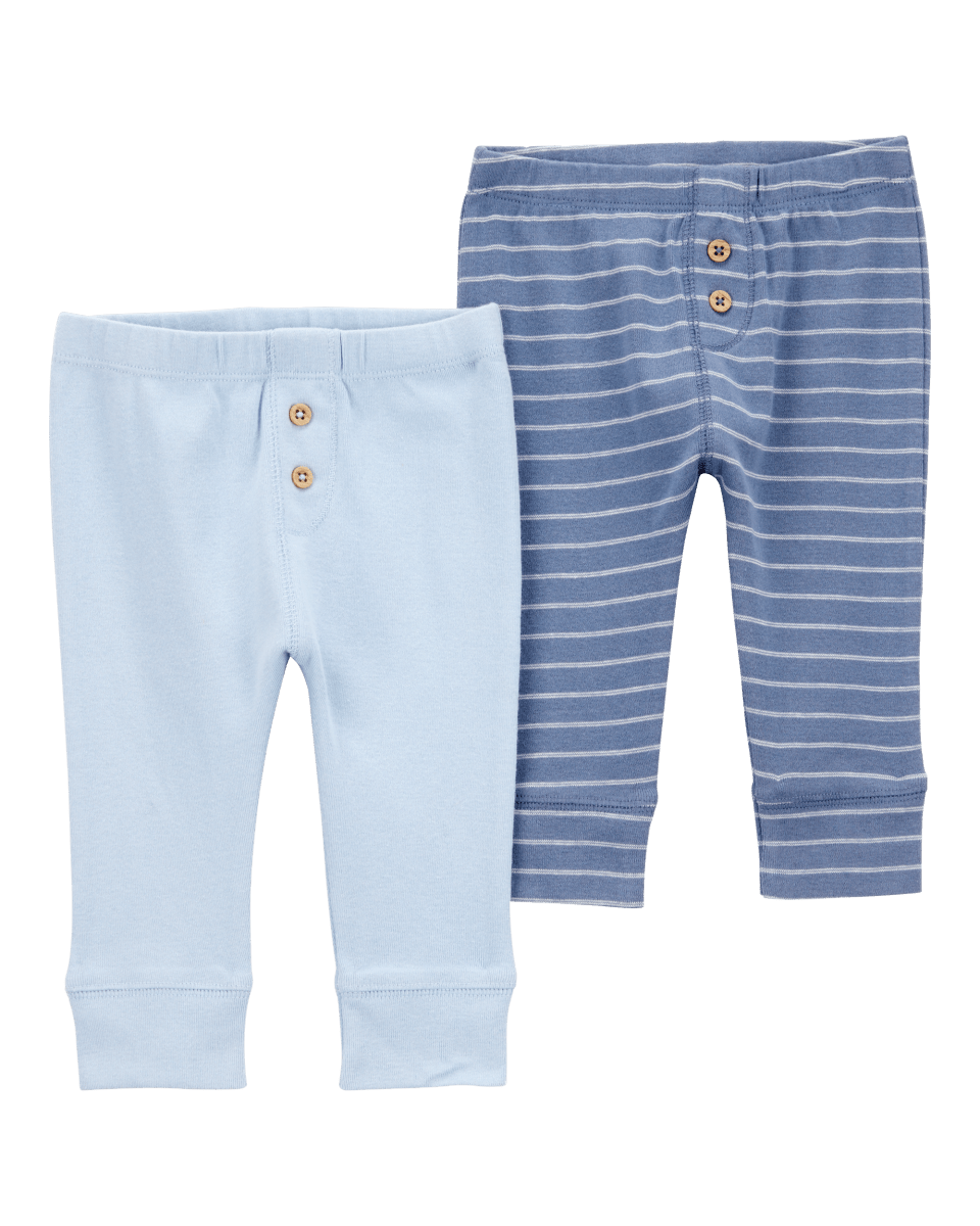 Pack dos pantalones algodón azules - Carter´s