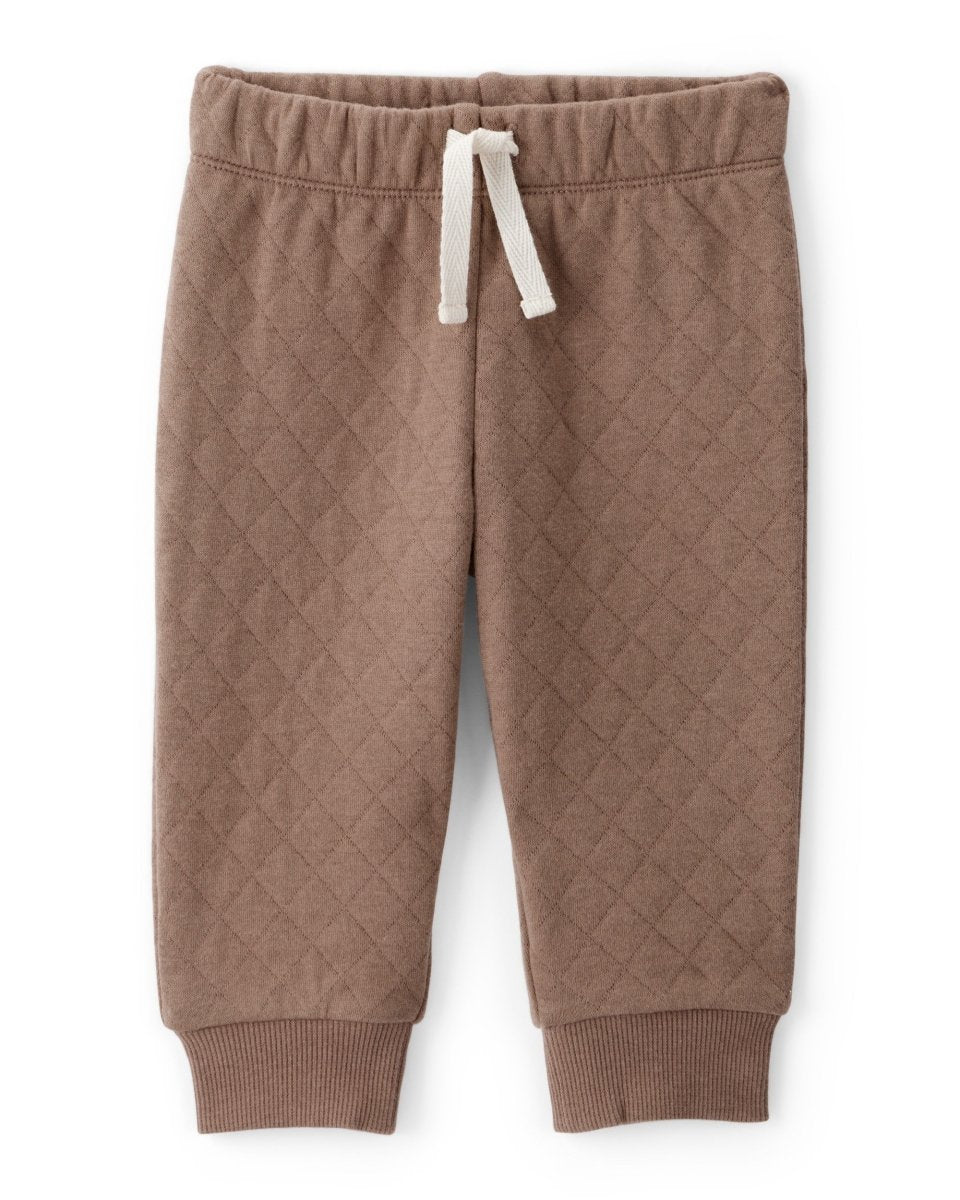 Pantalón acolchado marrón para bebé niño - Carter's
