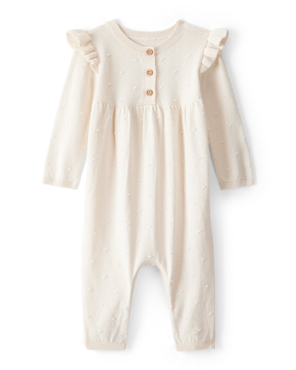 Pelele largo con volados - Carter's