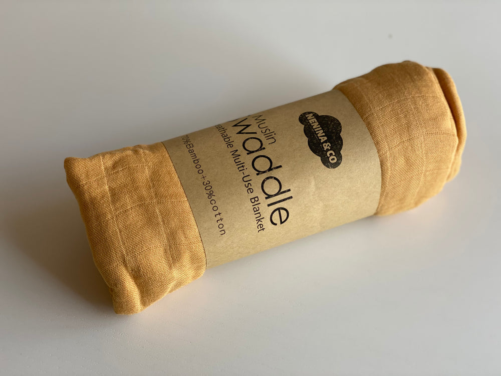 
                  
                    Mousseline moutarde70% Bambou +30% Coton Nenina &amp; Co
                  
                