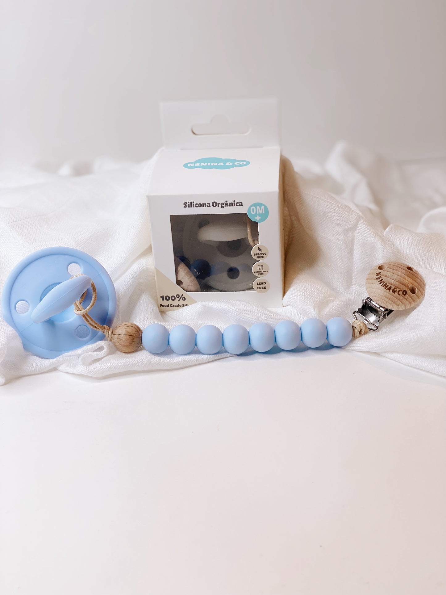 Chupetero Spring kit + Chupete Nenina & Co for baby – Nenina & Co®️