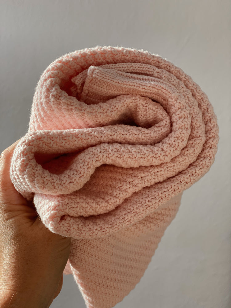 
                  
                    Manta de malha rosa 100% algodão orgânico Nenina &amp; Co
                  
                