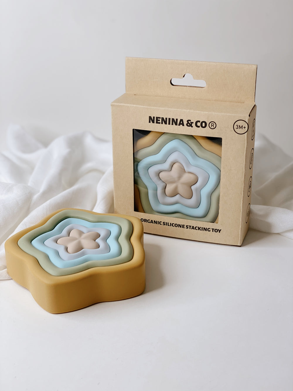 Buy wholesale Organic silicone stackable set Nenina & Co