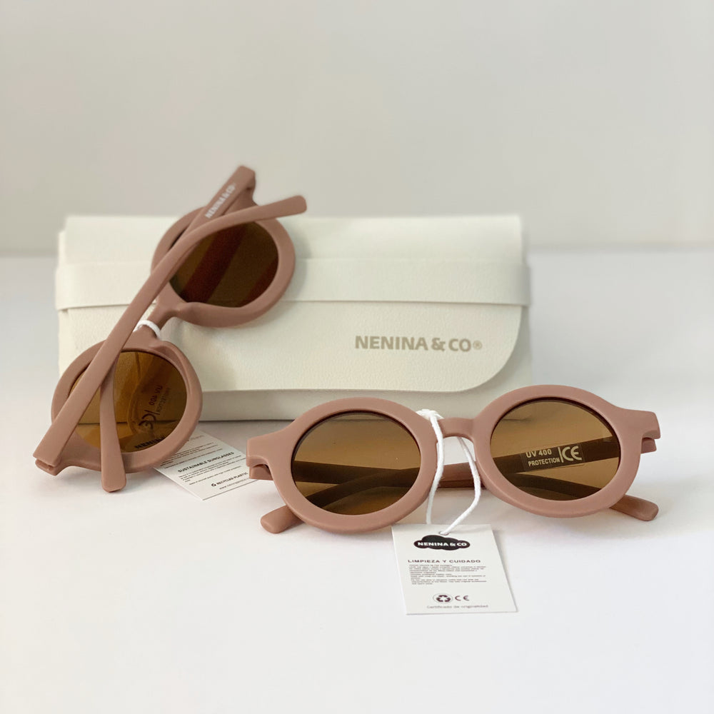 
                  
                    Occhiali da sole rosa antico Sostenibili Nenina &amp; Co 
                  
                